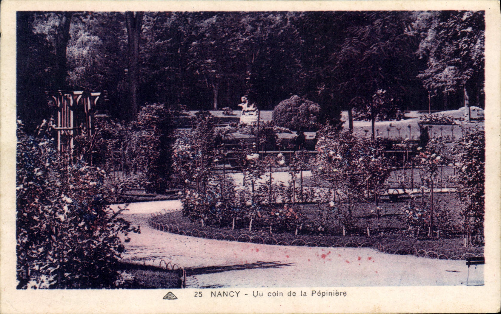 NANCY - Ecke der Pépinière — Antike Ansichtskarte n°25, Verlag AP