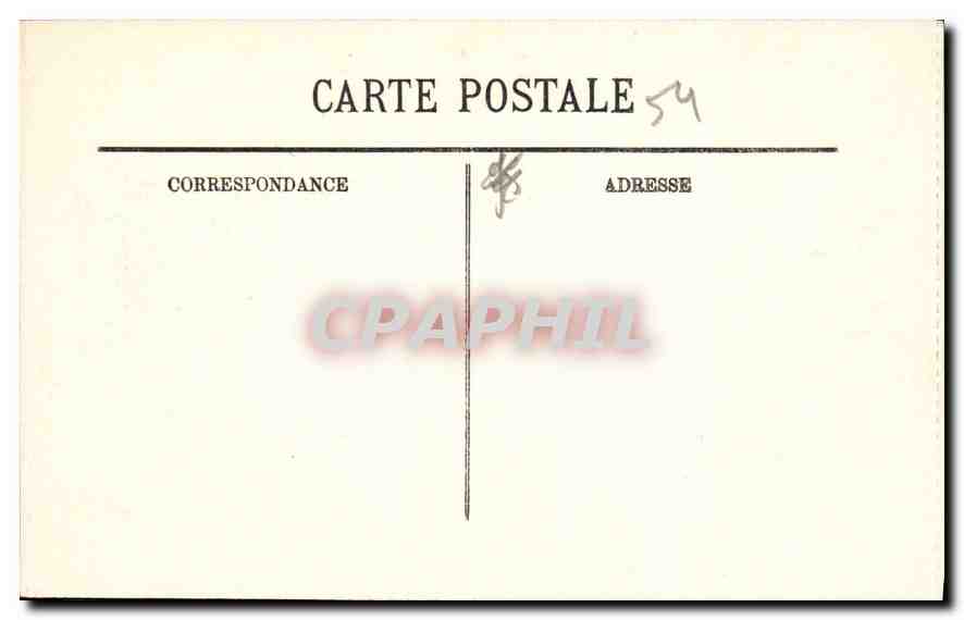 CPA Luneville Interieur de l'Eglise  — Verso