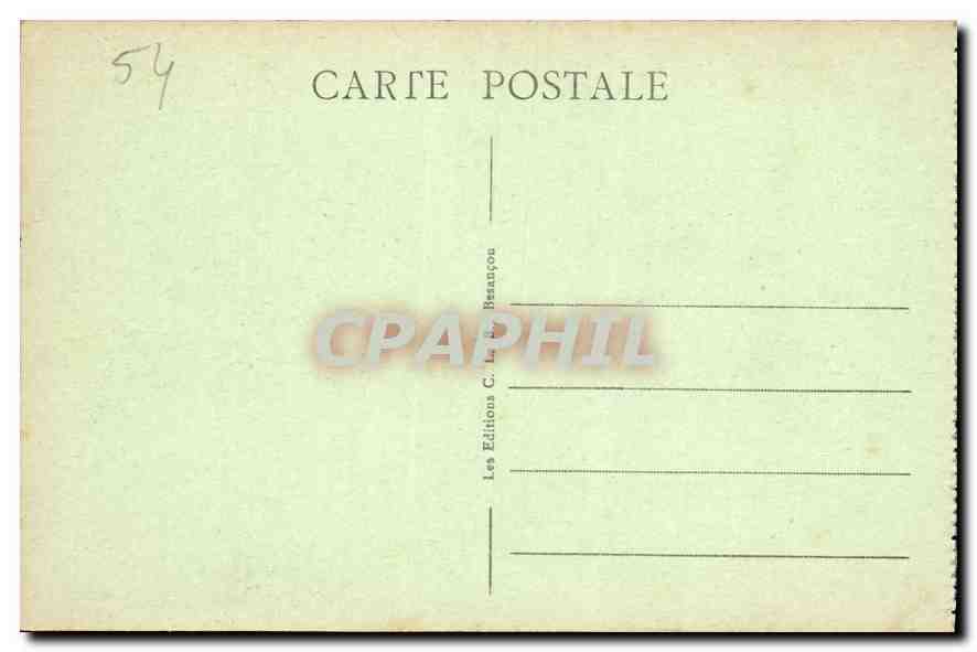 CPA Luneville Une Allee des Bosquets  — Verso