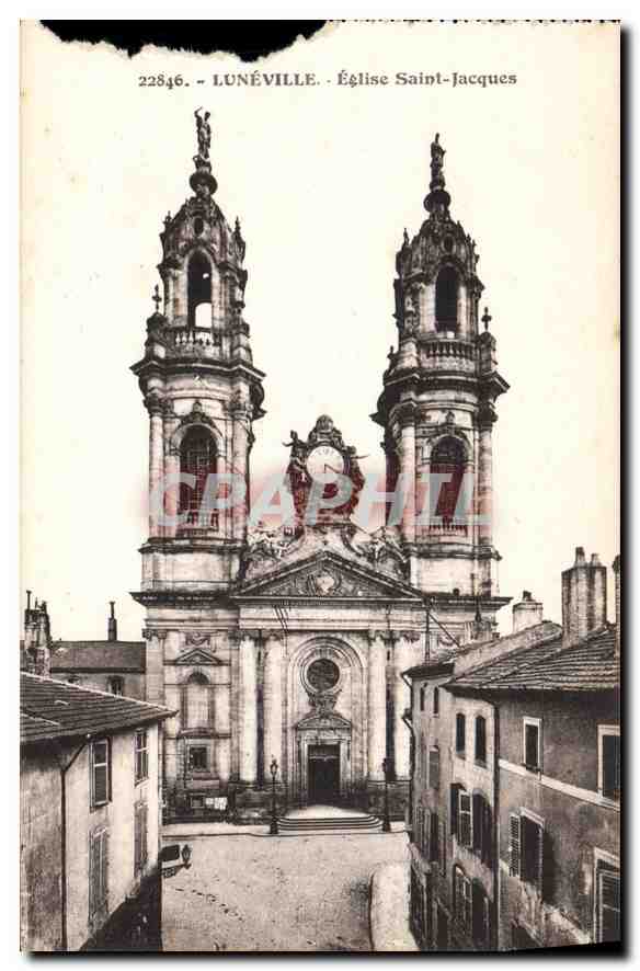Lunéville — Église Saint-Jacques — Les Éditions C. L. Renaçon