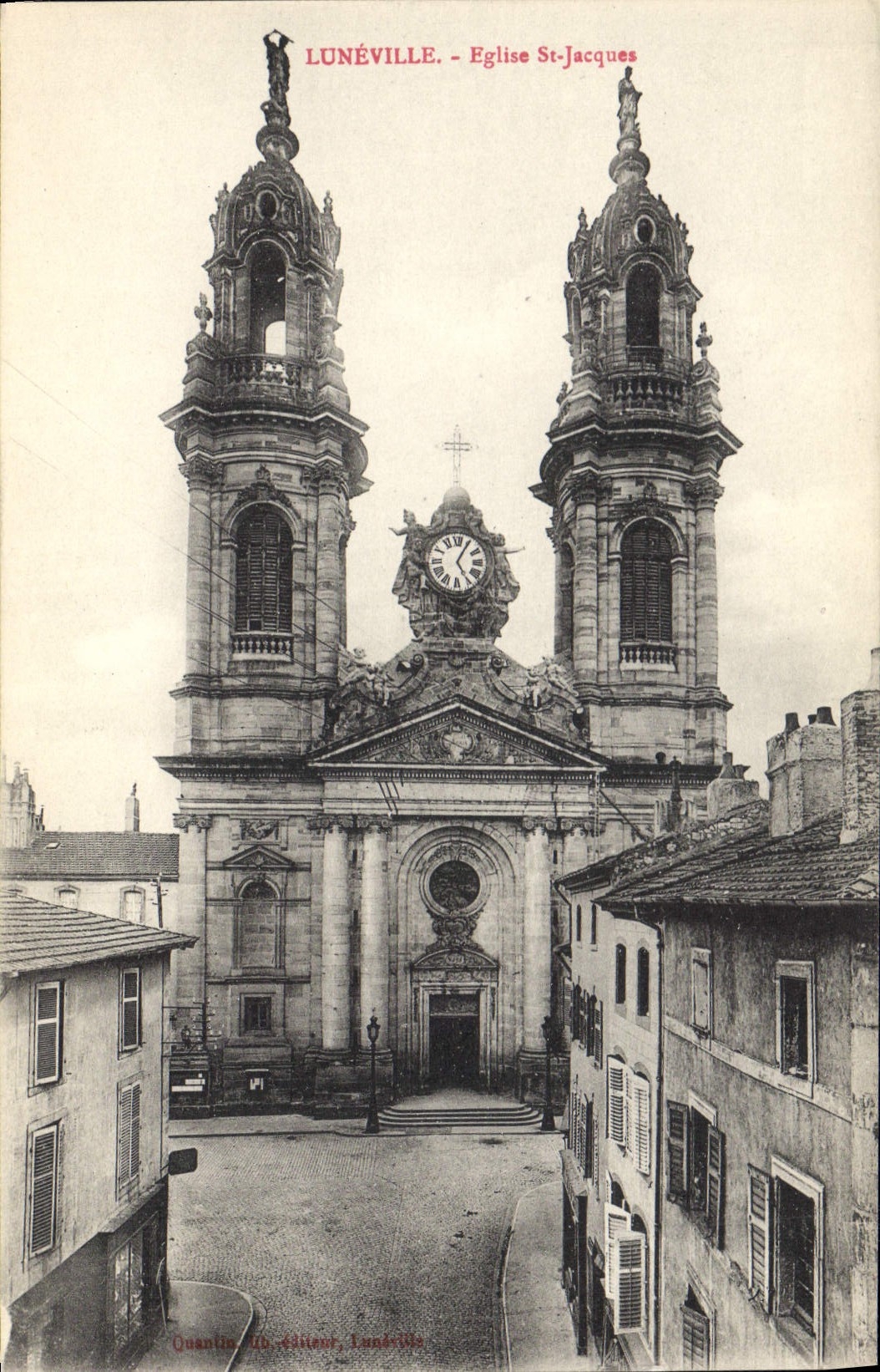 CPA Luneville Eglise St Jacques 