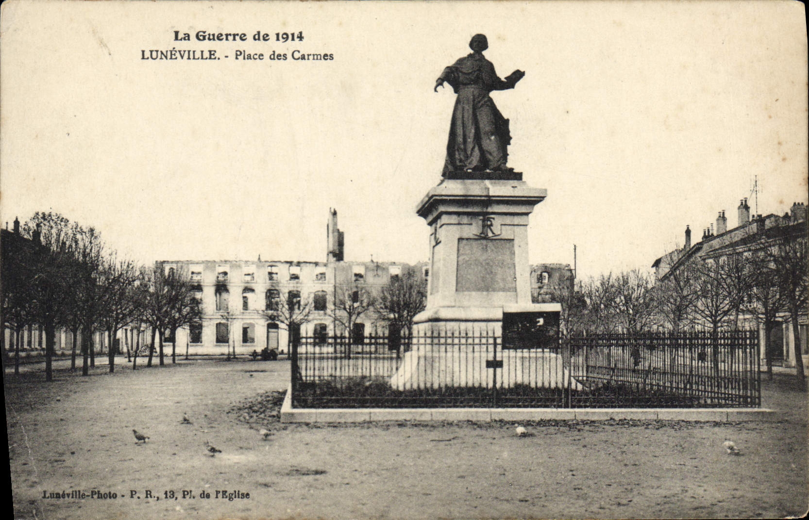 CPA Luneville Place des Carmes 