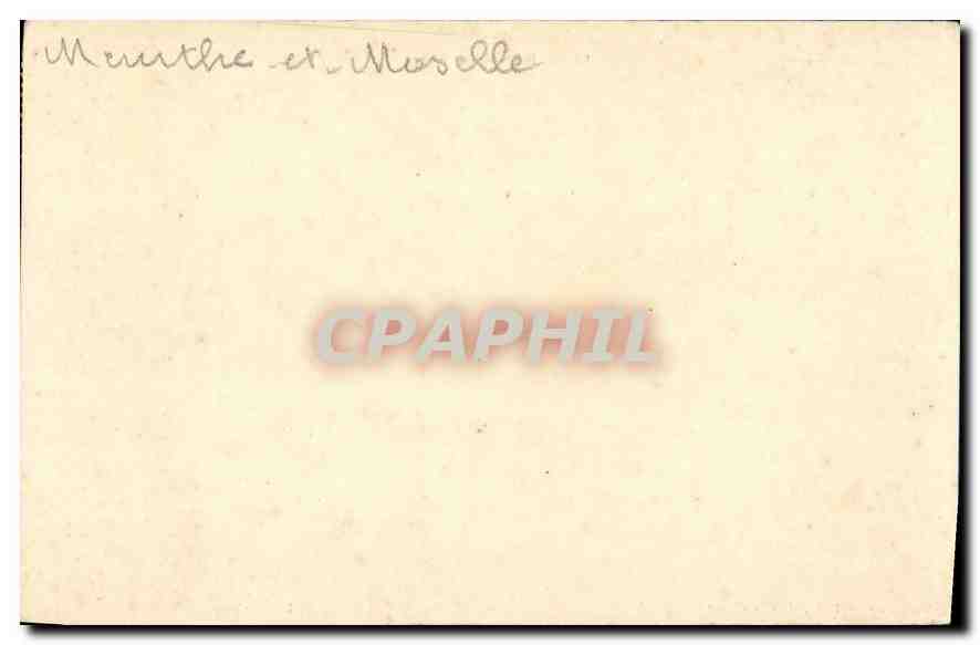 CPA Luneville Le Chateau  — Verso