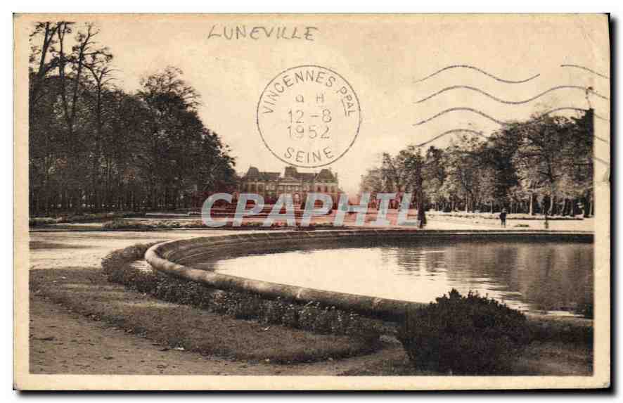 CPA Luneville Les Bosquets et le Bassin