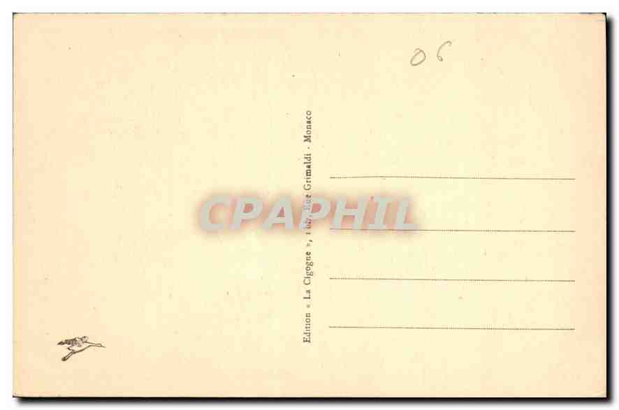 CPA La Turbie La Tour d'Auguste  — Verso