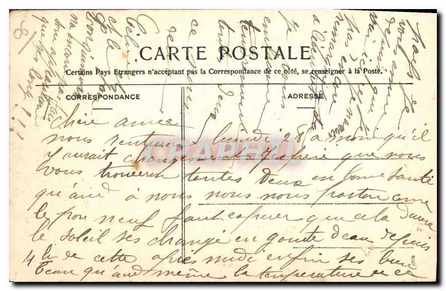 CPA Environs de Menton Cap Martin Monument eleve a l'ex imperatrice  — Rückseite