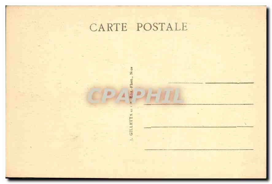 CPA Monte Carlo Le Casino et les Jardins  — Verso