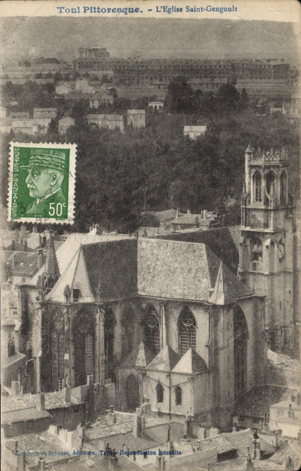 CPA Toul Pittoresque L'Eglise Saint Gengoult 