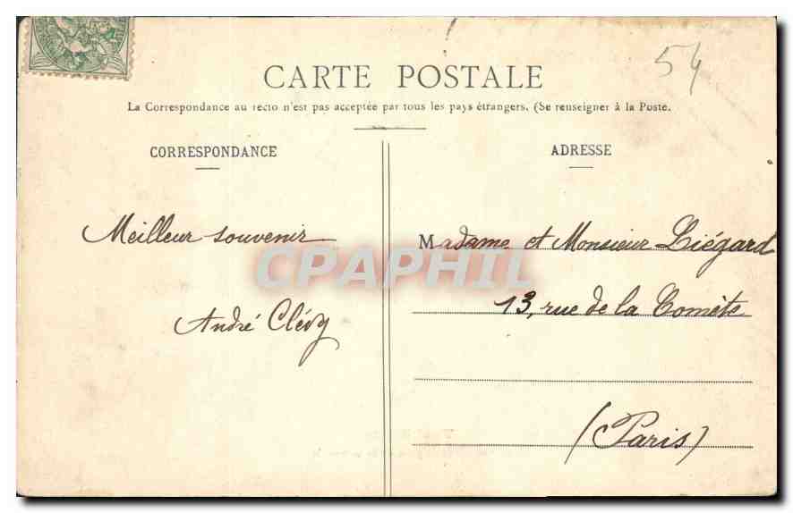 CPA Toul Illustre Vue generale prise de St Gengoult  — Rückseite
