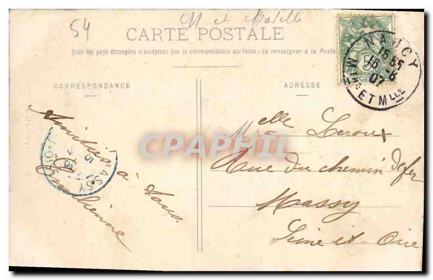 CPA Toul La Cathedrale  — Rückseite