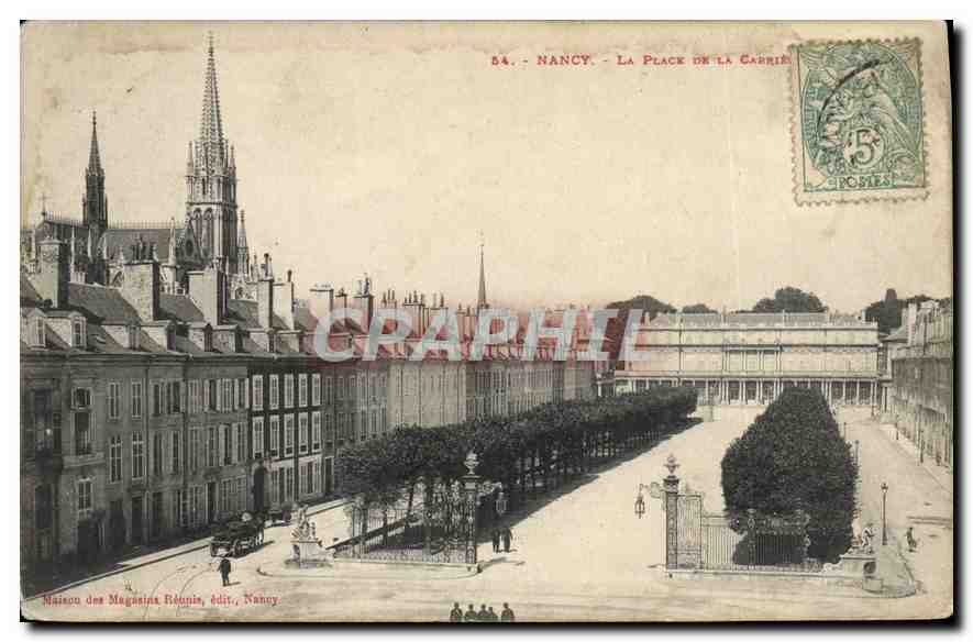 Nancy - La Place de la Gabrielle — Maison des Magasins Réunis, édit., Nancy