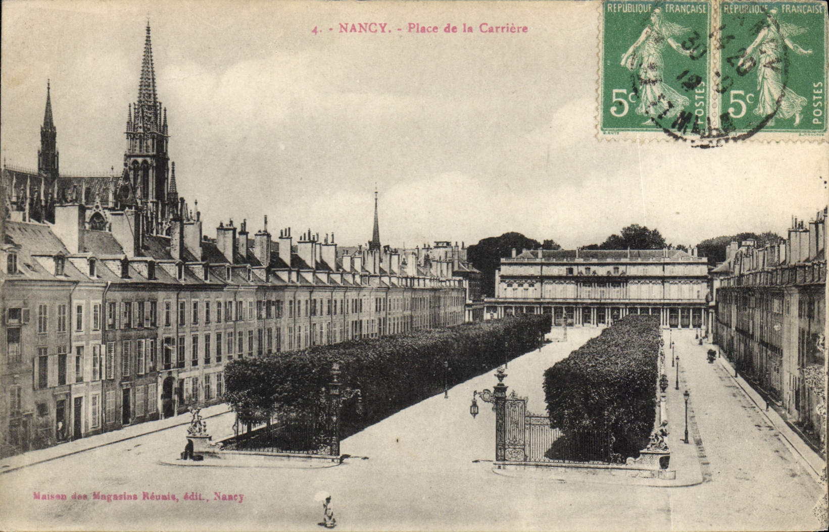 NANCY - Place de la Carrière — Maison des Magasins Réunis, édit. Nancy