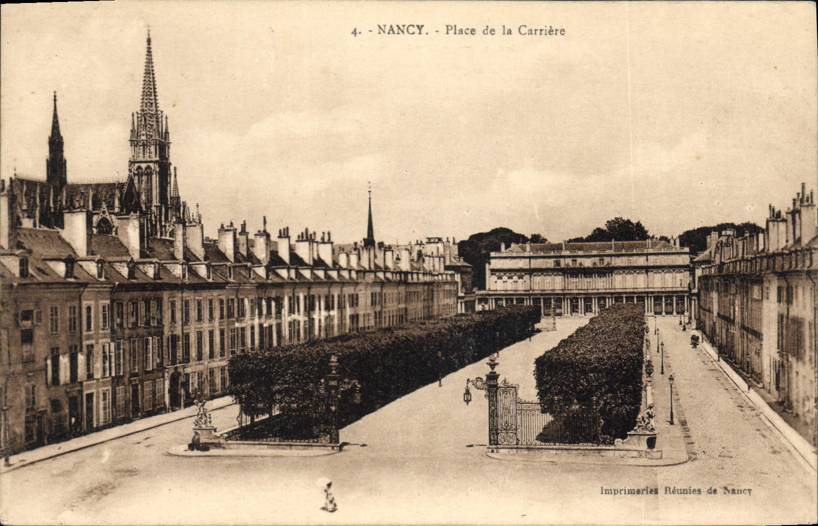 NANCY - Place de la Carrière — Imprimeries Réunies de Nancy, n°4