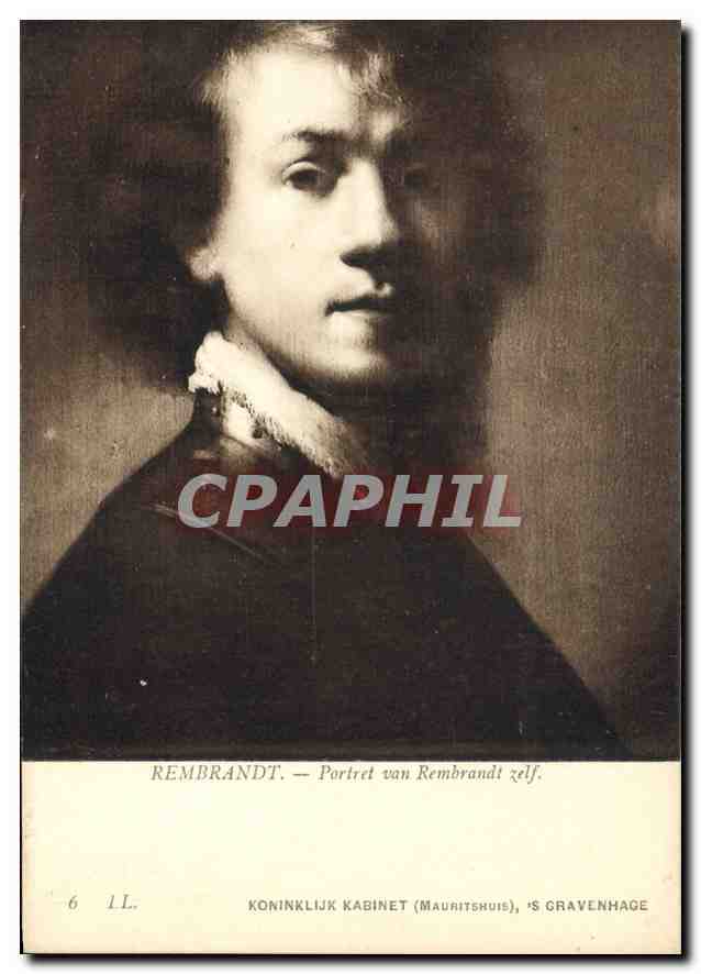CPA Rembrandt Portret van Rembrandt 