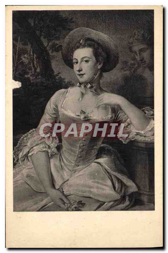 CPA Chateau de Champs S et M Madame de Pompadour par Drouais 