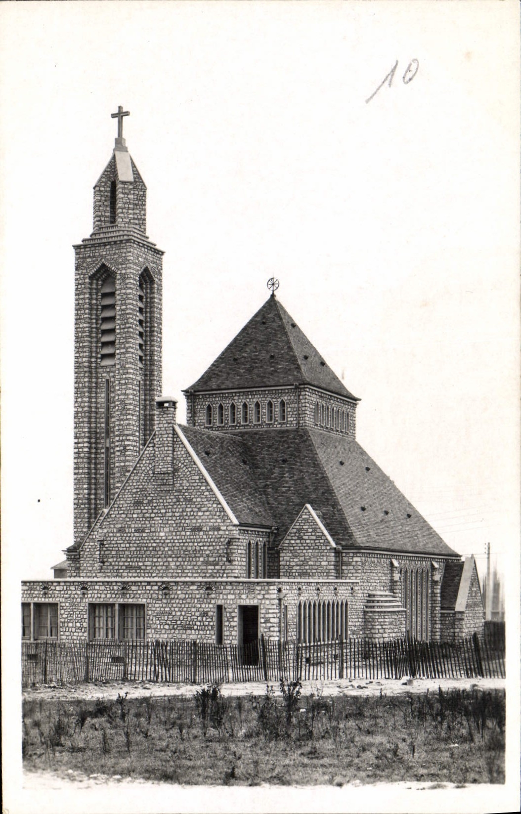 CPA Chapelle St Jean de Cachan Facade posterieure 