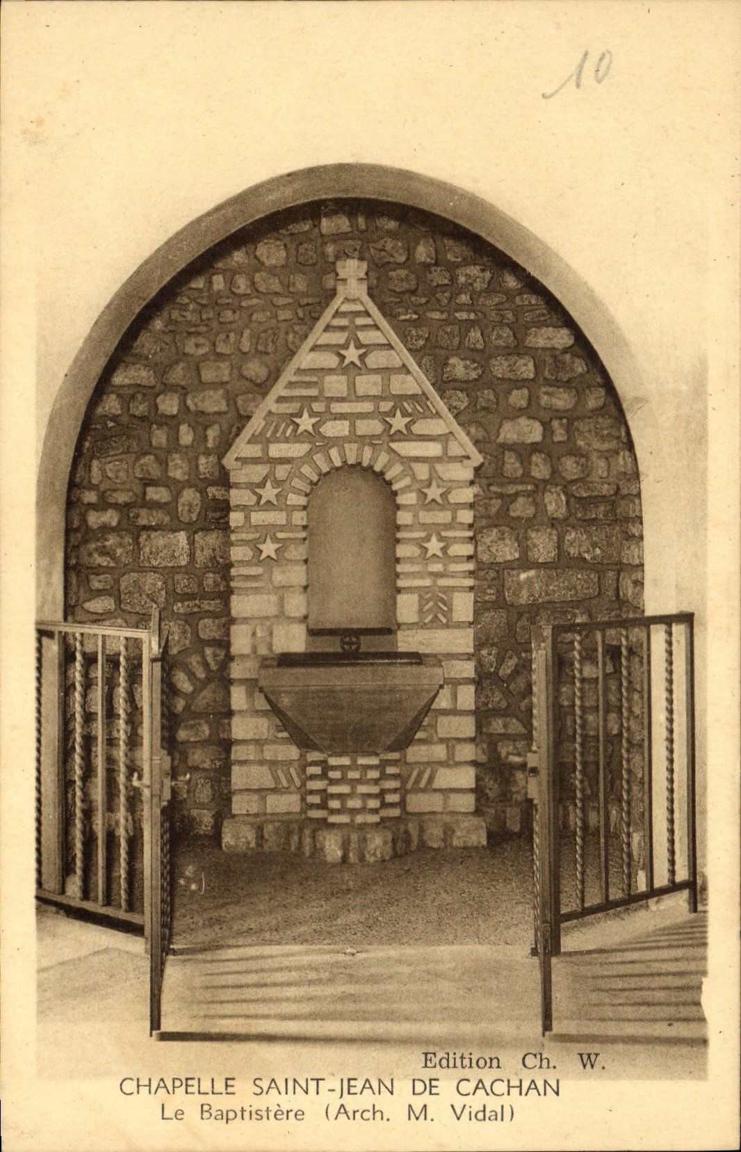 CPA Chapelle Saint Jean de Cachan Le Baptistere 
