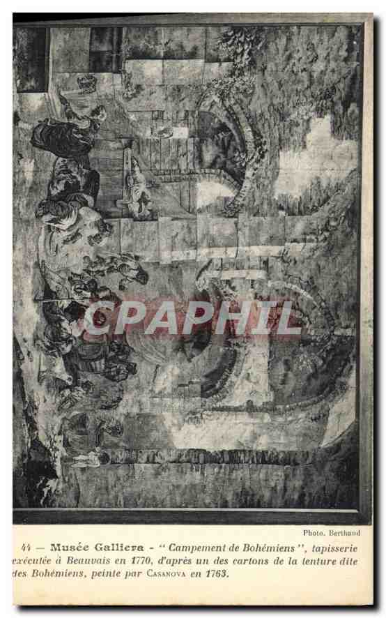 Musée Galliera — Campement de Bohémiens — Tapisserie — Photo Berthand