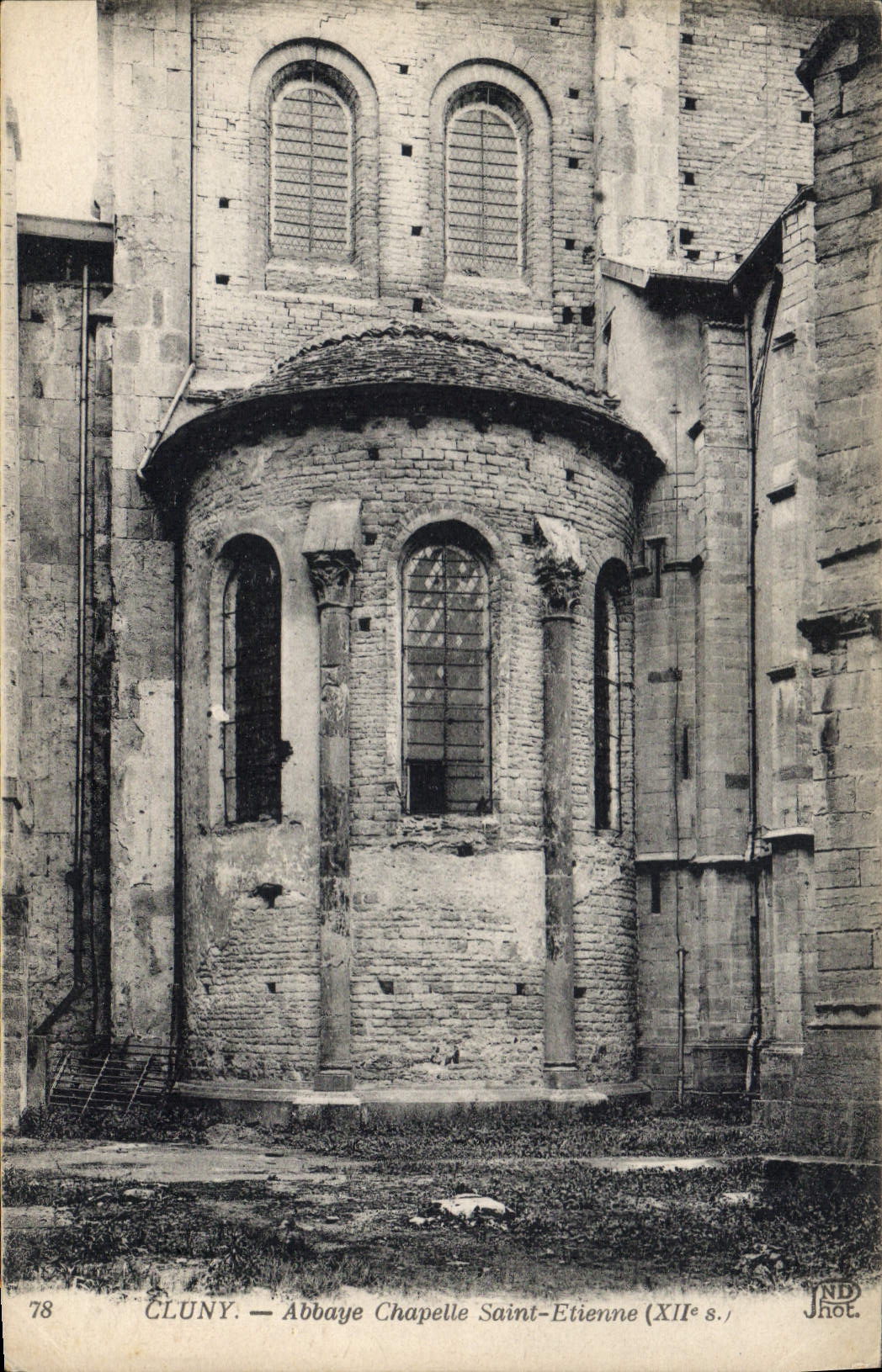 CPA Cluny Abbaye Chapelle Saint Etienne 