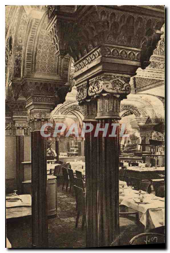 CPA La Salle Mauresque Restaurant Luce Paris