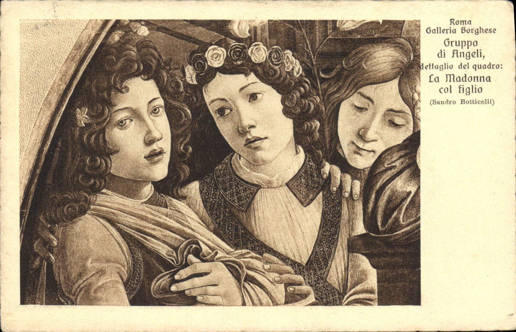 CPA Roma Galleria Borghese 