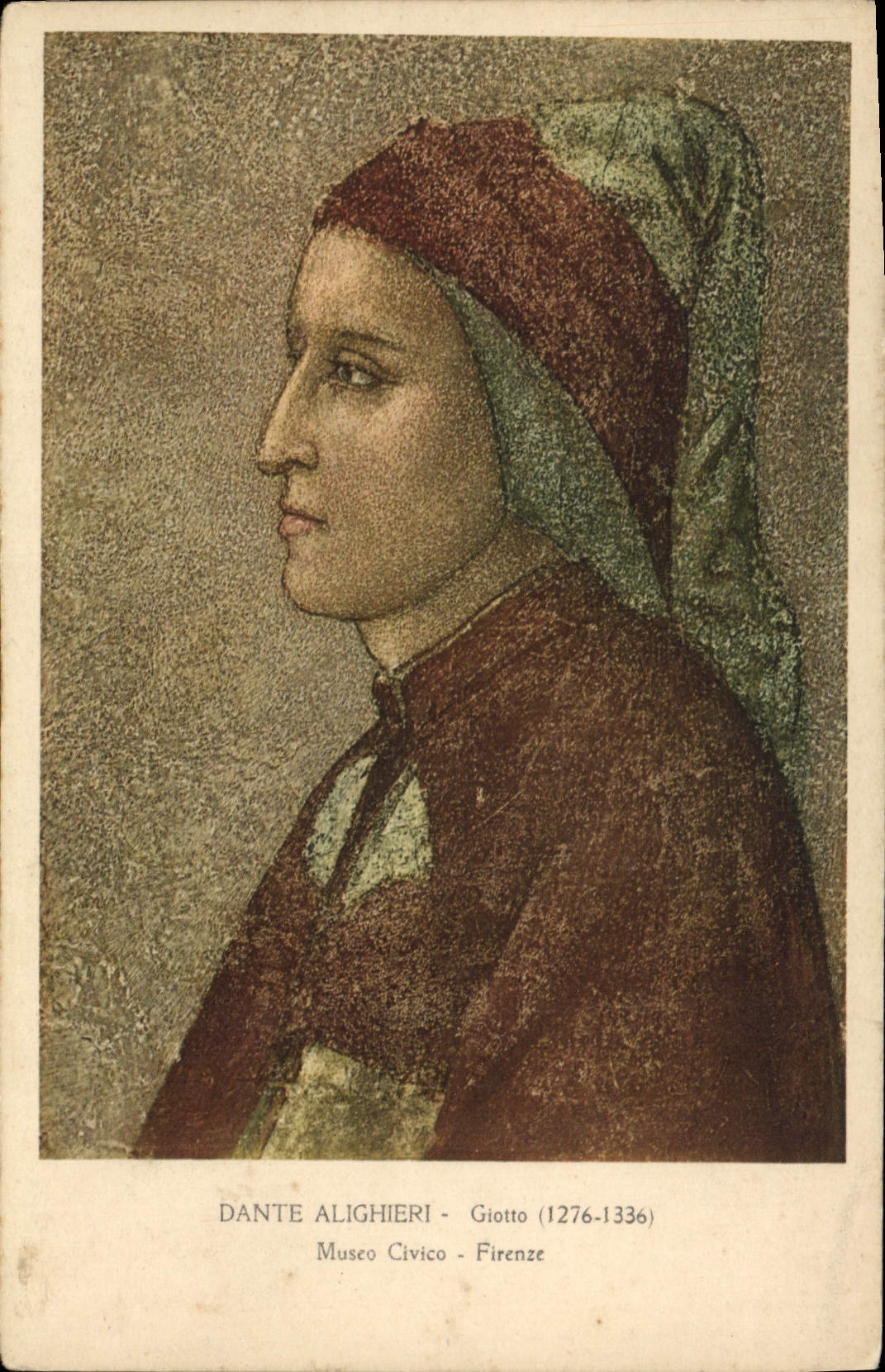 CPA Dante Alighieri Museo Civico Firenze 