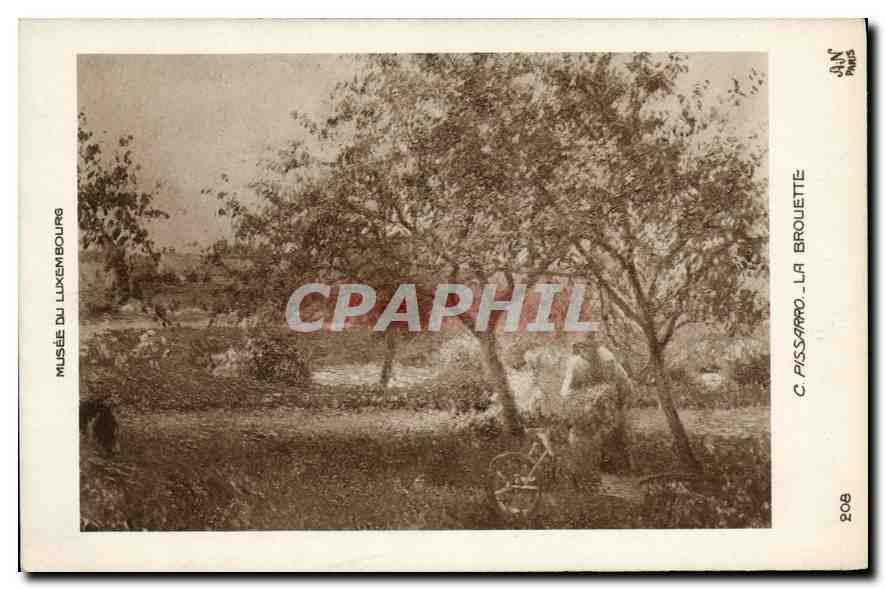 CPA Musee du Luxembourg C Pissarro La Brouette 
