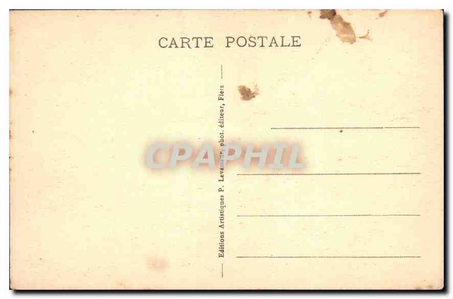 CPA Vallee de la Vere Barrage du Champ Fermant  — Rückseite
