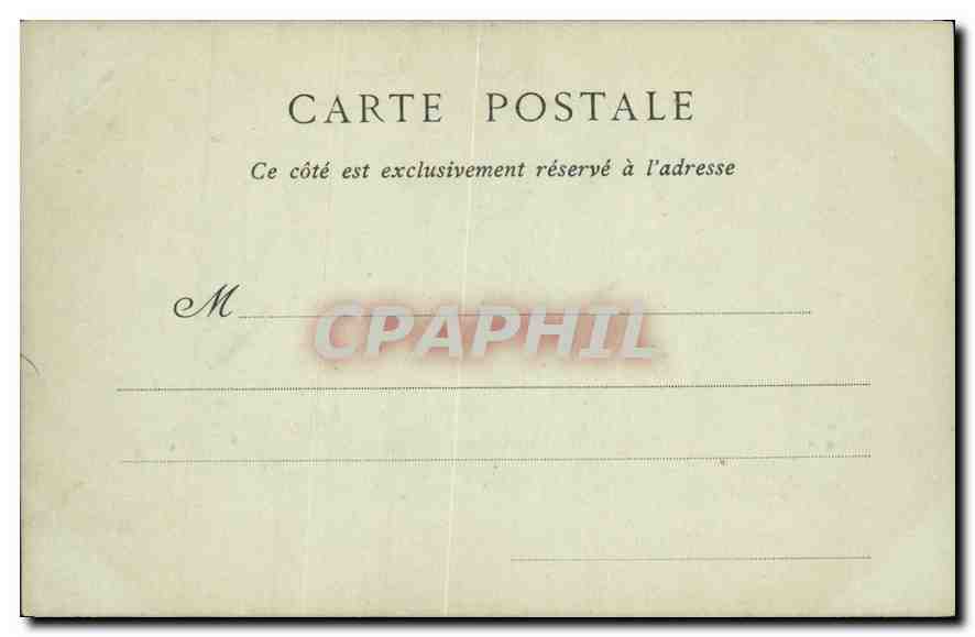 CPA La Jetee un Jour de Tempete Phare — Verso