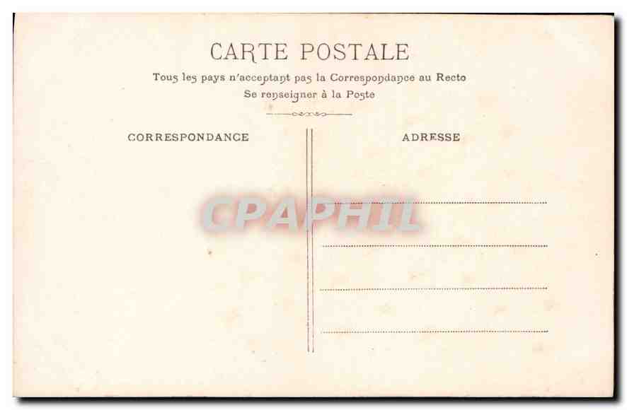 CPA Femme — Rückseite