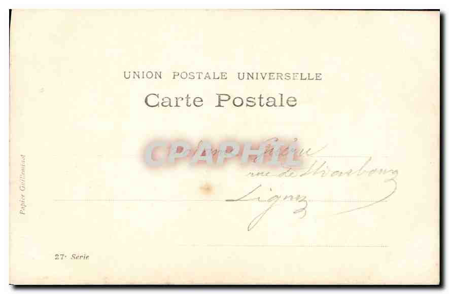 CPA Femme Miss Watt Scala — Verso