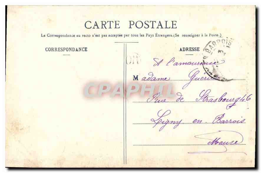 CPA Fleur de Sourire Femme — Rückseite