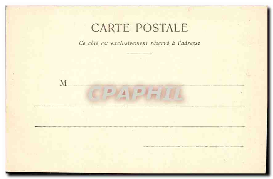 CPA Lecon de Peinture Femme Ange — Verso