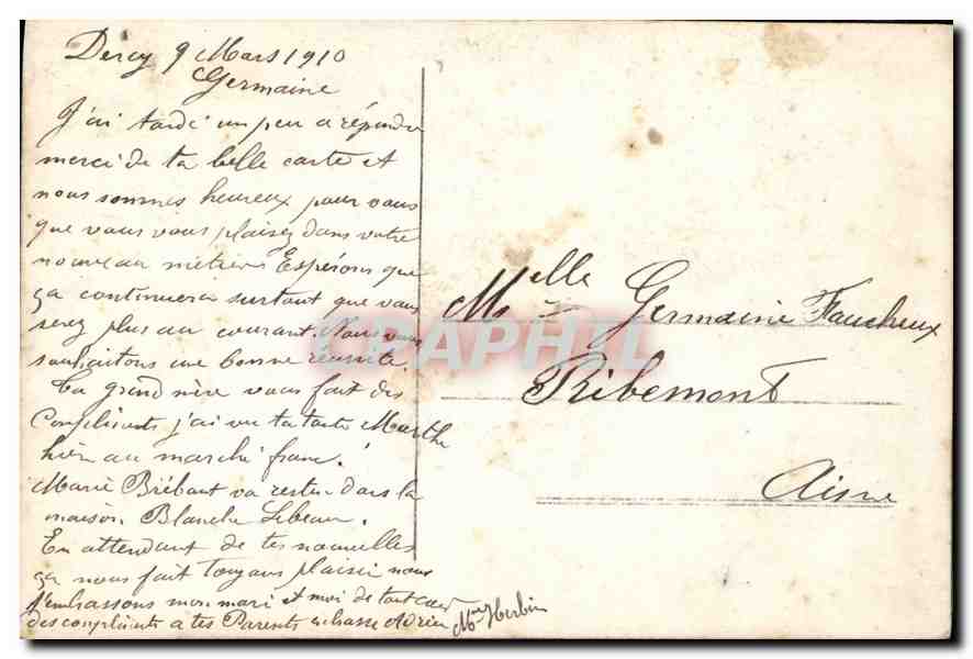 Femme en robe à motifs — roses — éditeur 'ALLY'S', n° 657 — Reverso