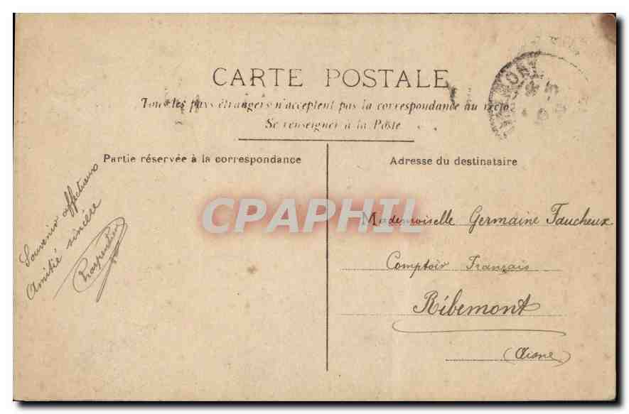 CPA Enfant Chat Papillon chats — Rückseite