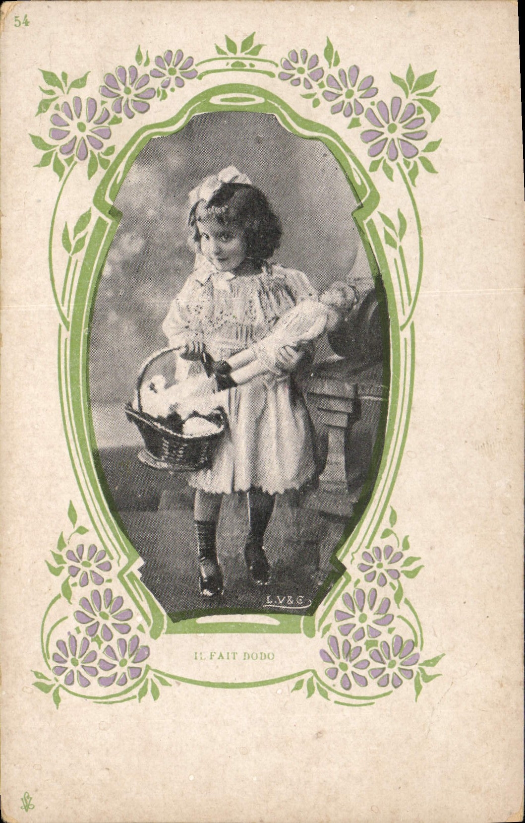CPA Enfant Poupee