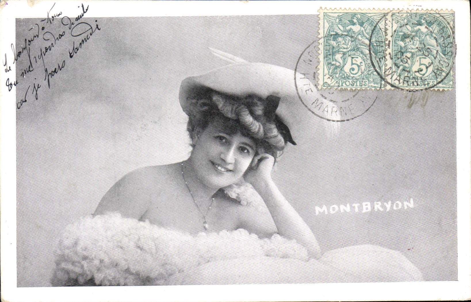 CPA Montbryon Femme
