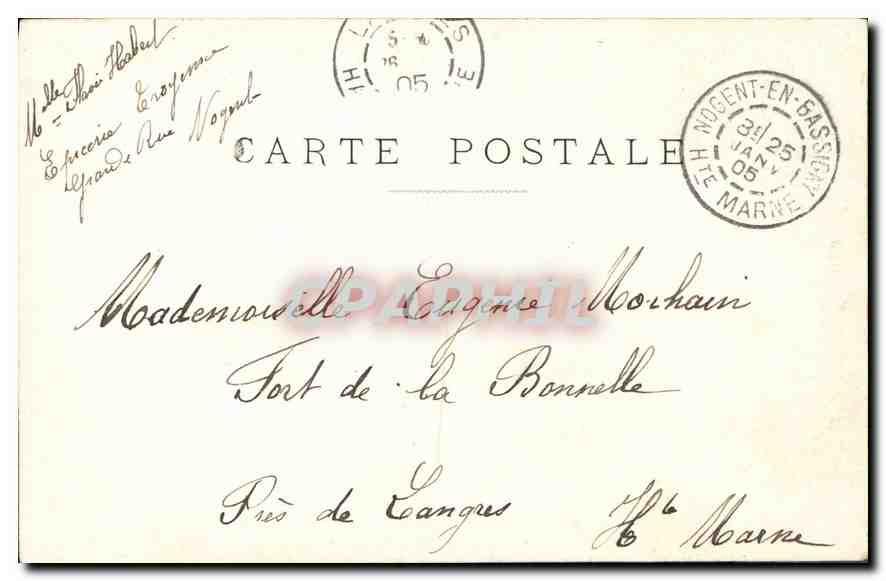 CPA Montbryon Femme — Back