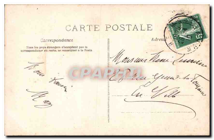 CPA Joyeux Anniversaire Femme — Verso
