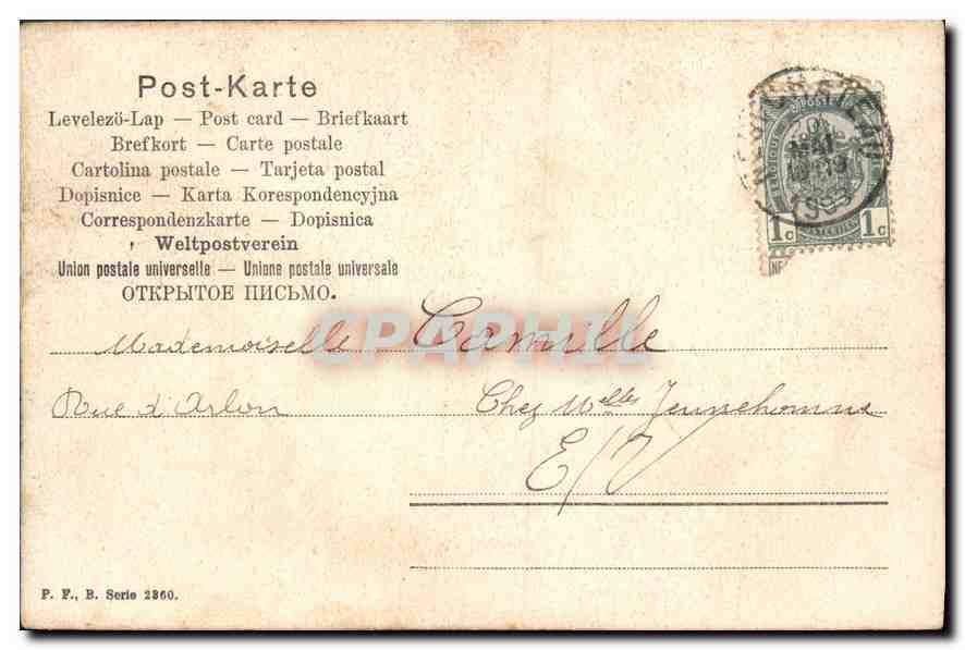 CPA Enfant — Verso