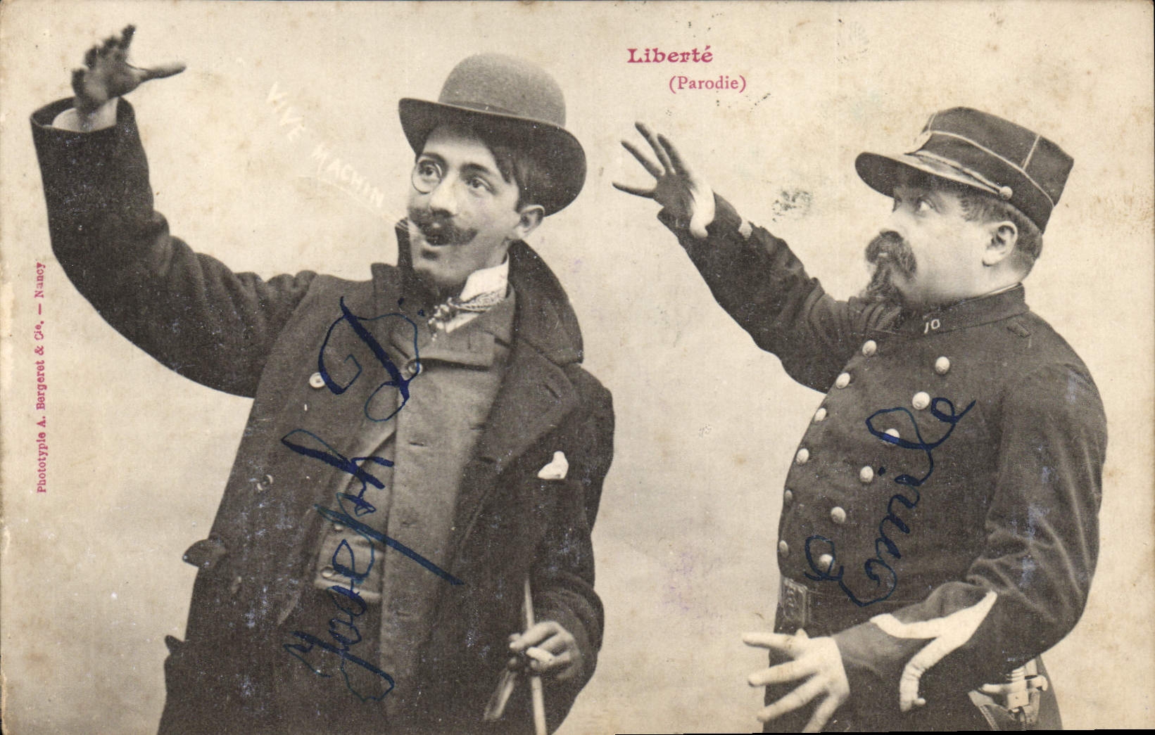Liberté (Parodie) — Joseph Dié et Émile — Funocotype A. Bergant & Cie, Nancy