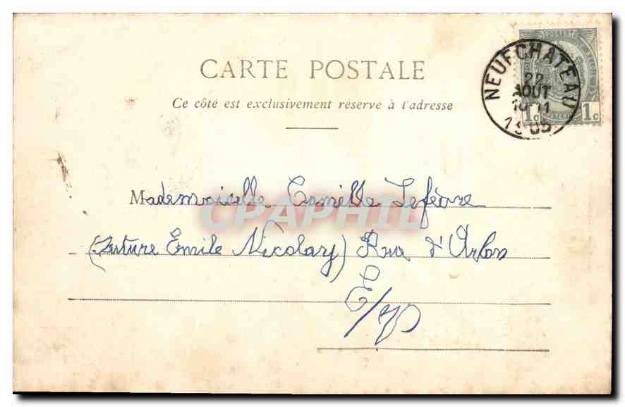 Liberté (Parodie) — Joseph Dié et Émile — Funocotype A. Bergant & Cie, Nancy — Rückseite