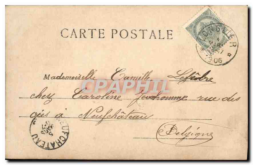 Sujet comique — serviteur et maîtresse — éditeur Jean Bapteste, n°2 — Rückseite
