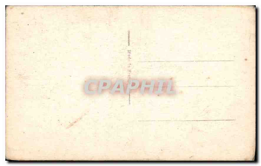 CPA Femme — Rückseite