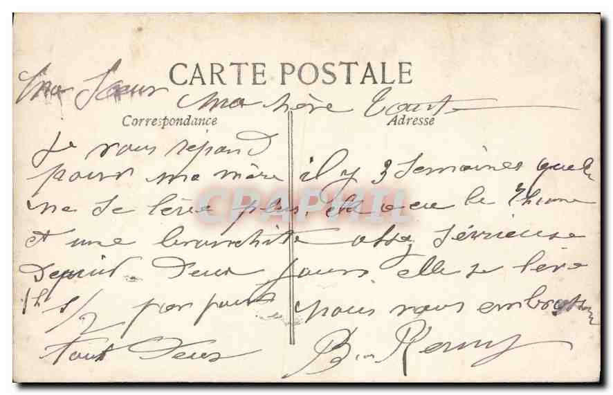 CPA Enfant Fleurs — Rückseite