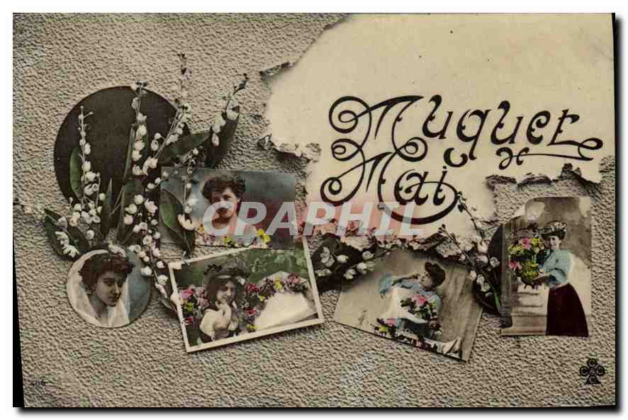 CPA Femmes Muguet Mai Fleurs