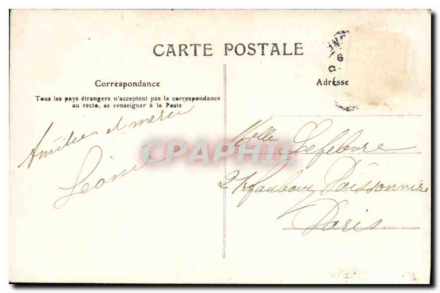 CPA Femmes Muguet Mai Fleurs — Verso