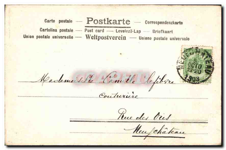 CPA Matucala Enfant — Rückseite