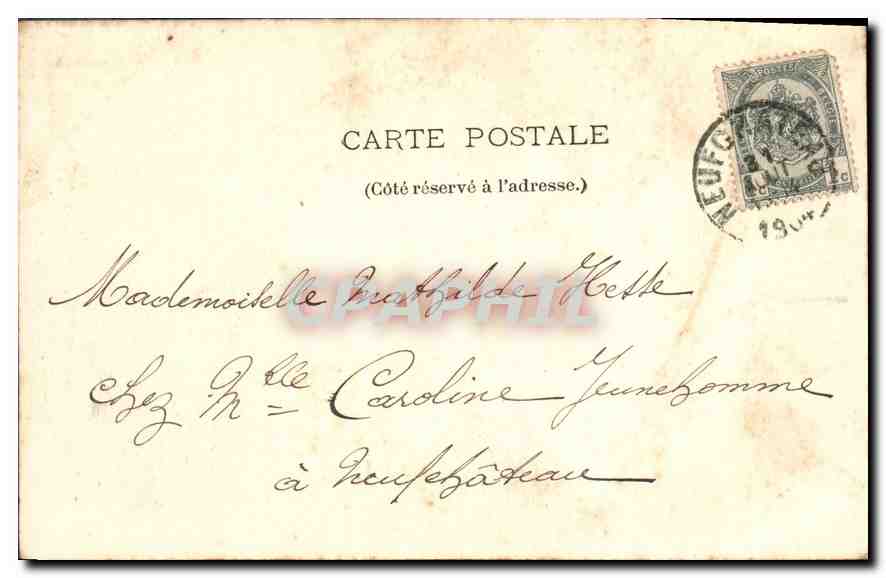 CPA Les Fleurs des champs Opuscule Bienveillance Femme — Verso