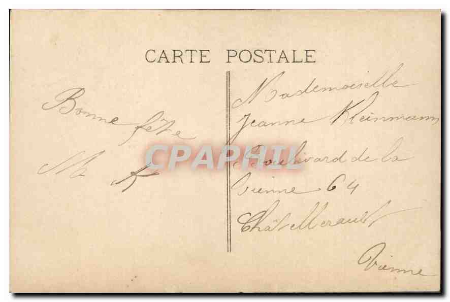 CPA Bonne Heureuse Fete Femme — Rückseite